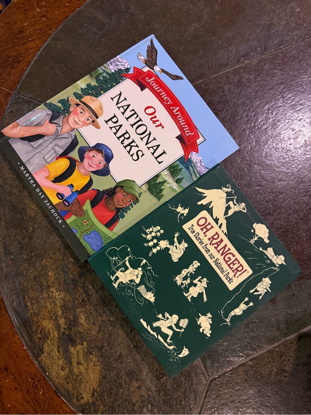 Our National Parks + Oh Ranger! Book Set - Green & Light Blue Covers